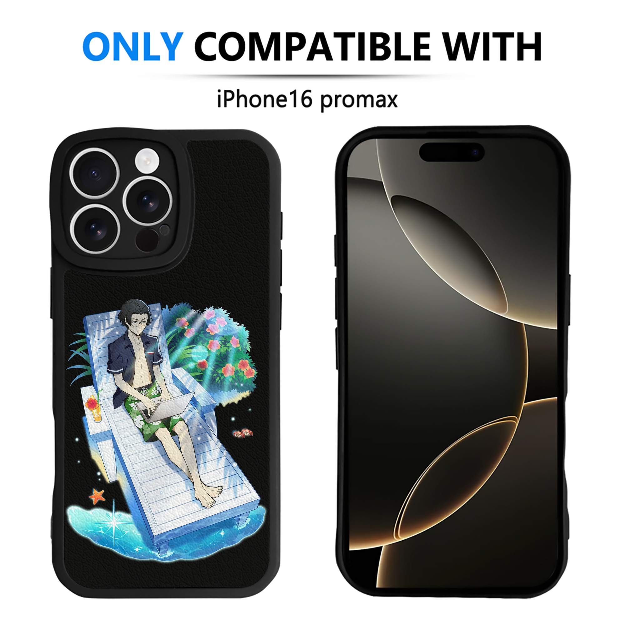 （画像用） 文豪ストレイドッグス Bungo Stray Dogs 【iPhone 16シリーズ対応】シリコンスマホケース（レザー調） 材質：シリコン